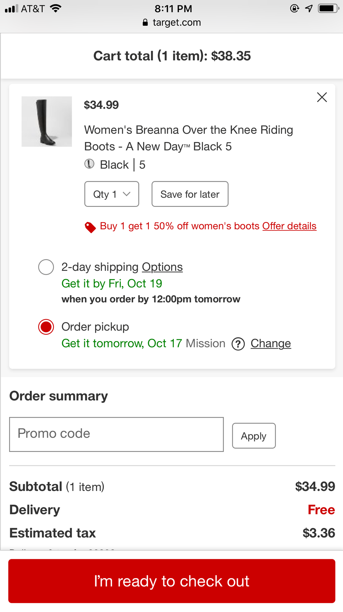 The Mobile Checkout Experience 10 Target uses the users' current location